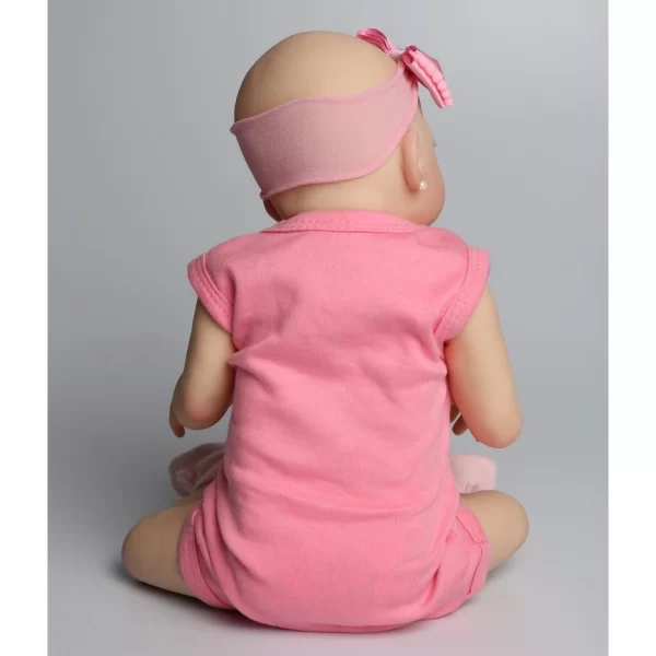 Boneca Bebê Reborn Abigail 48cm Corpo de Silicone Original + kit completinho 2025 - Imagem 4