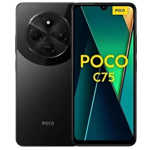 Xiaomi Smartphone Poco C75 256gb 8ram 4g Preto Tela Ips Lcd De 6,88" Hd+